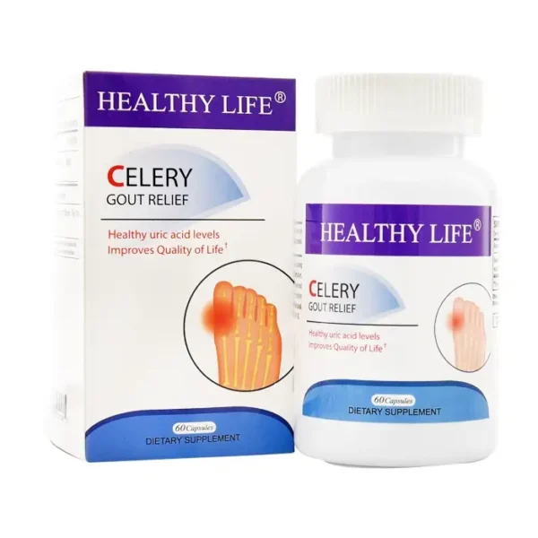 Healthy Life Celery Gout Relief Nature Gift 60 viên - Viên uống hỗ trợ gout