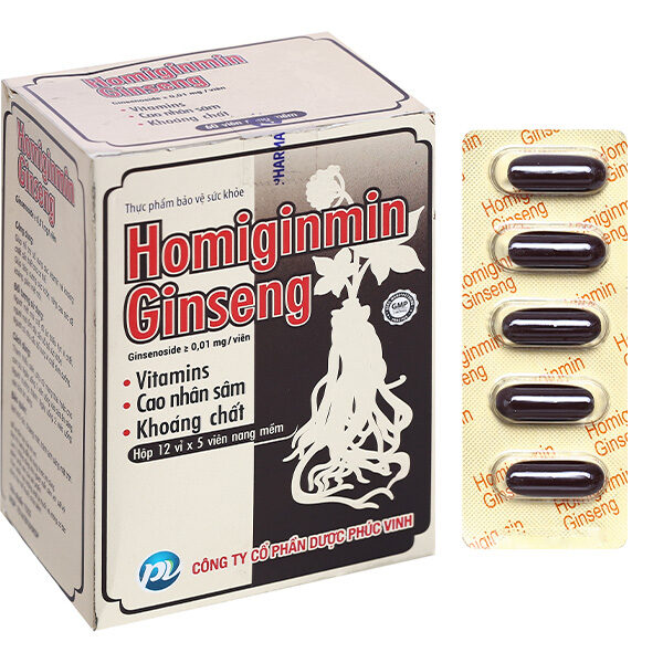 Homiginmin Ginseng PV hỗ trợ tăng đề kháng, giảm mệt mỏi