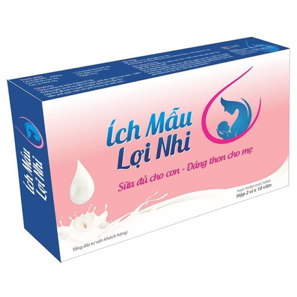 Tpbvsk Ích mẫu Lợi nhi, Hộp 20 viên