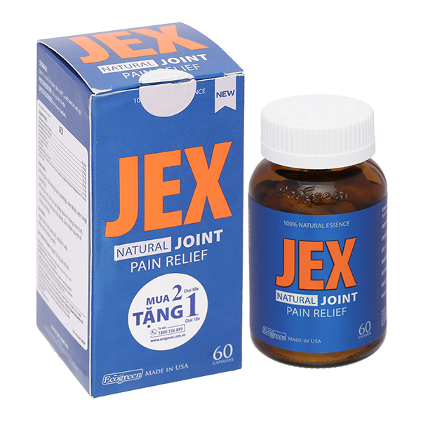 Ecogreen Jex Natural Joint Pain Relief bảo vệ, tái tạo sụn khớp
