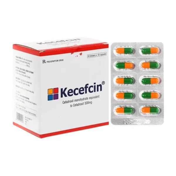 Kecefcin 500mg Phil Inter Pharma 10 vỉ x 10 viên
