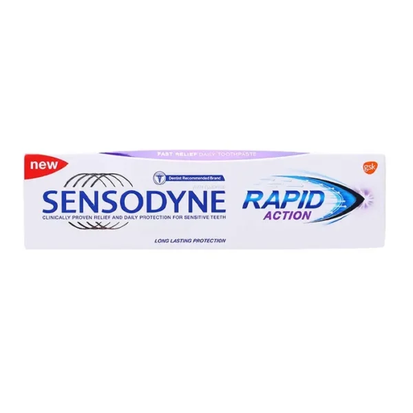 Sensodyne Rapid Action 100g - Kem đánh răng giảm nhanh ê buốt