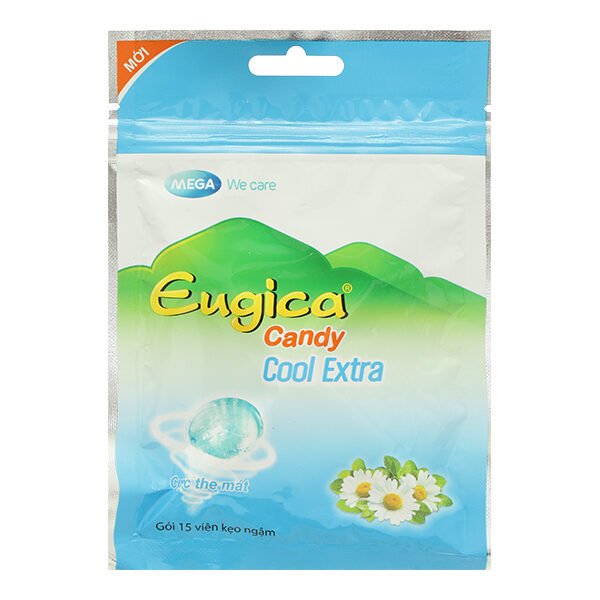 Kẹo ngậm thảo dược Eugica Candy Cool Extra giảm đau họng