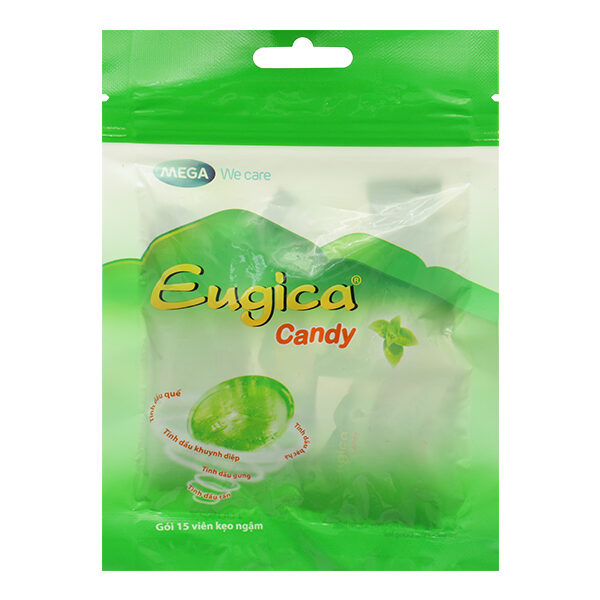Kẹo ngậm thảo dược Eugica Candy giảm ho, đau họng