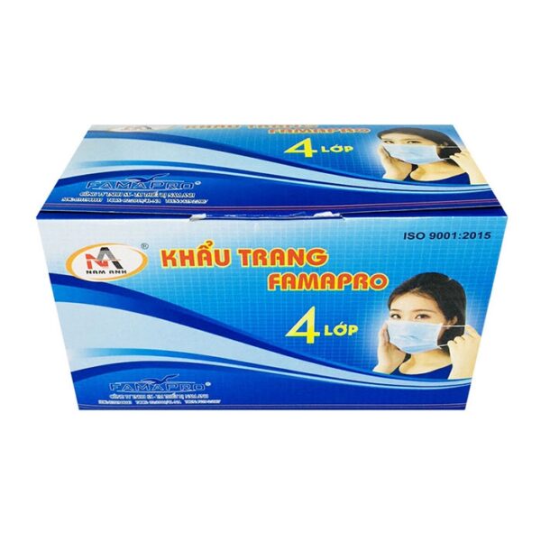 Khẩu trang y tế 4 lớp Nam Anh Famapro