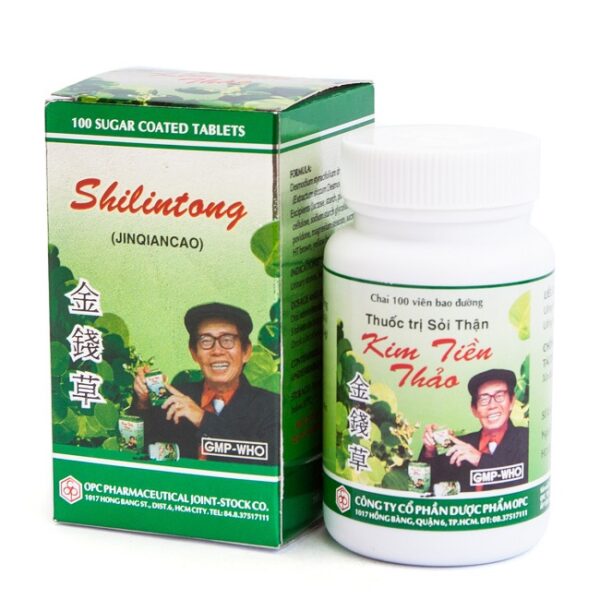 Kim Tiền Thảo OPC, Viên bao đường, Chai 100 viên