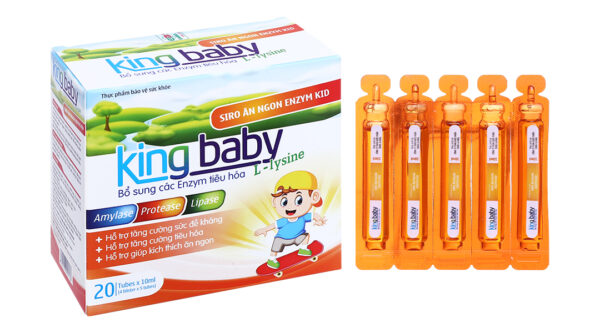 Siro Ăn Ngon Enzym Kid King Baby tăng cường tiêu hóa