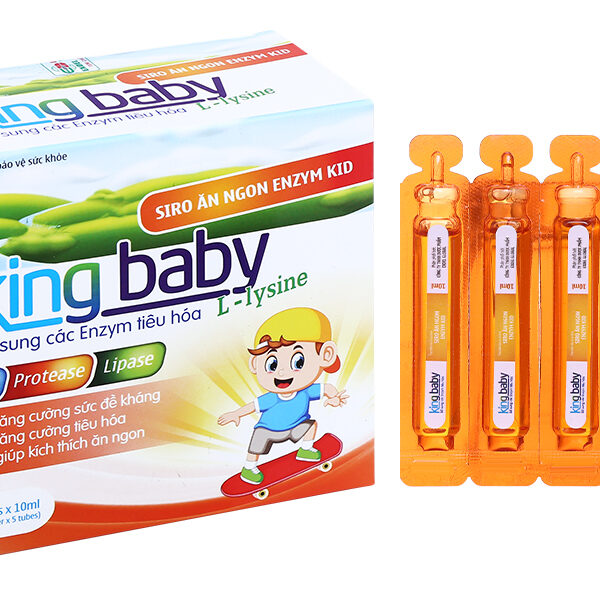 Siro Ăn Ngon Enzym Kid King Baby tăng cường tiêu hóa