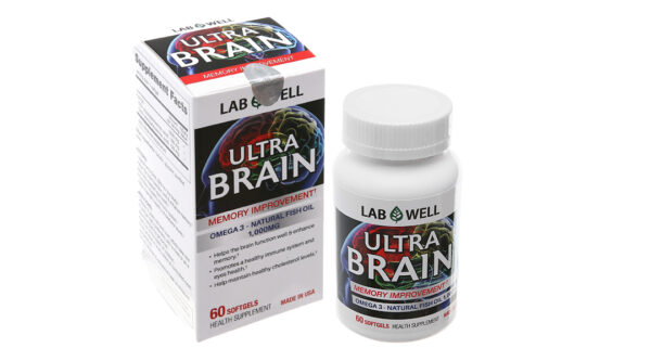 Lab Well Ultra Brain bổ não, tốt cho mắt, tim mạch