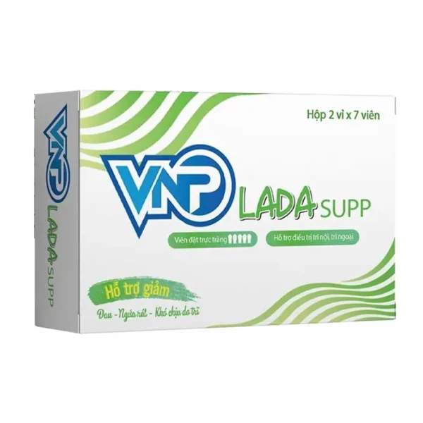 Lada Supp VNP 2 vỉ x 7 viên - Viên đặt hậu môn