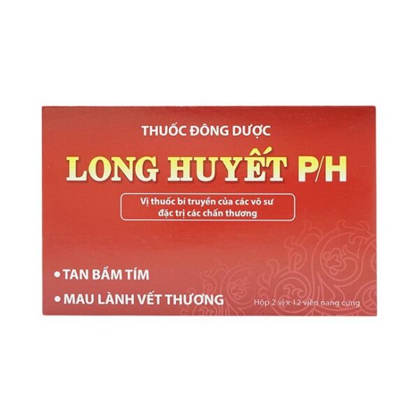 Long Huyết P/H - Tan bầm tím, mau lành vết thương