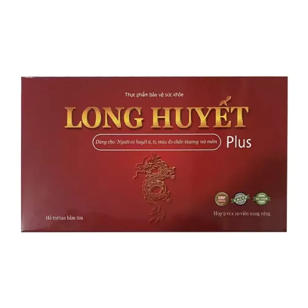 Long huyết Plus, Hộp 20 Viên