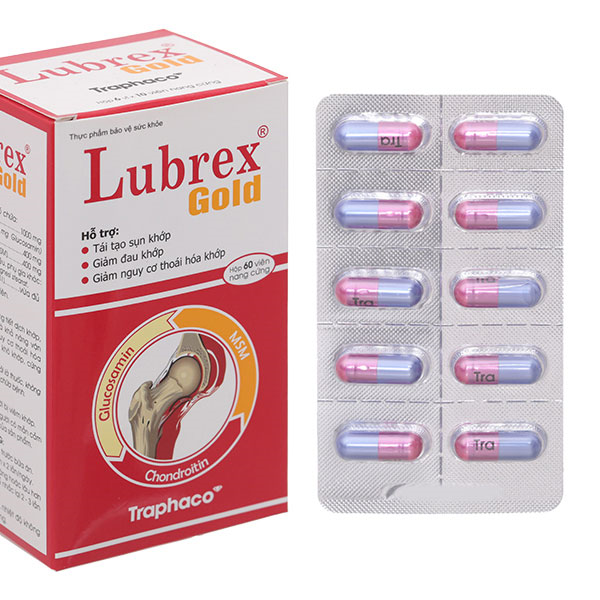 Viên uống Lubrex Gold tái tạo sụn, giảm đau khớp