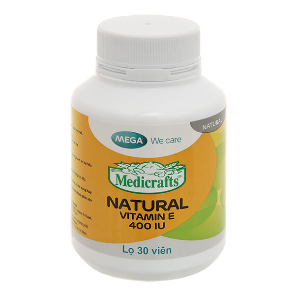 Medicrafts Natural Vitamin E 400IU hạn chế lão hóa