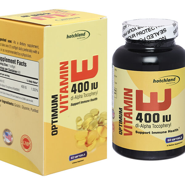 Hotchland Optimum Vitamin E 400IU hạn chế lão hóa