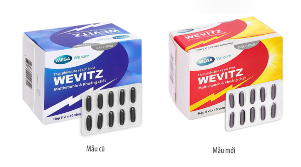 Wevitz bổ sung vitamin, tăng đề kháng