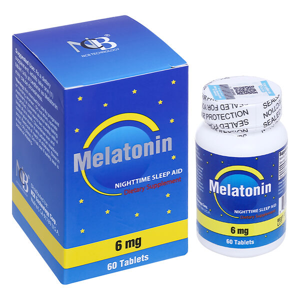 Melatonin 6mg cải thiện tình trạng mất ngủ