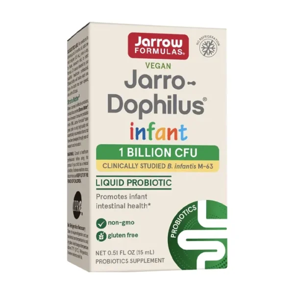 Men Vi Sinh Jarrow Dophilus Infant Cho Bé Từ 0 Đến 6 Tháng Tuổi 15ml