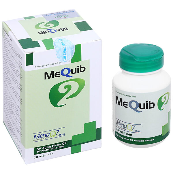 MeQuib 2 bổ sung Calci, Vitamin D3, Vitamin K2 cho cơ thể