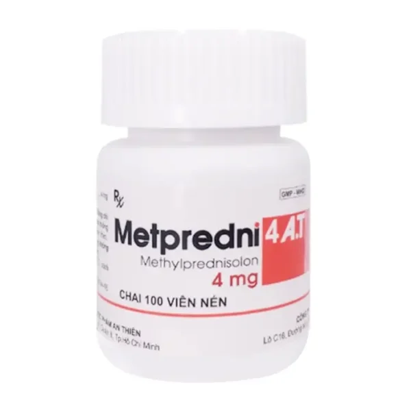 Metpredni 4 A.T 2 vỉ x 10 viên