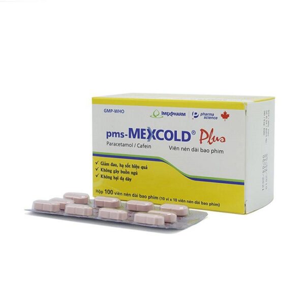 Imexpharm Mexcold Plus, Hộp 100 viên