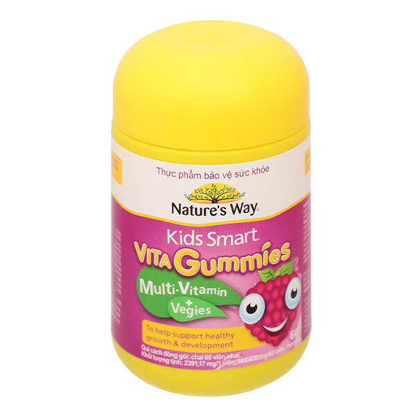 Kẹo dẻo Kids Smart Vita Gummies MultiVitamin bổ sung vitamin