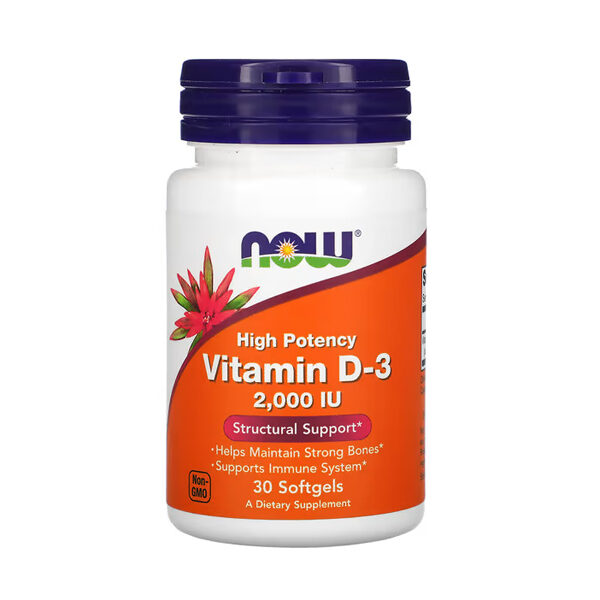 Now High Potency Vitamin D-3 2000IU hỗ trợ chắc khỏe xương