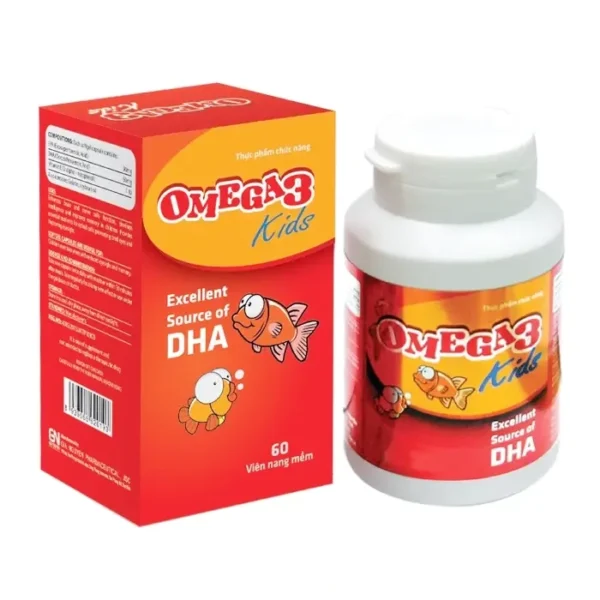 Omega 3 Kids Meracine 60 viên - Phát triển não bộ, cải thiện thị lực