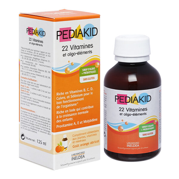 Siro Pediakid 22 Vitamines bổ sung vitamin tổng hợp cho bé