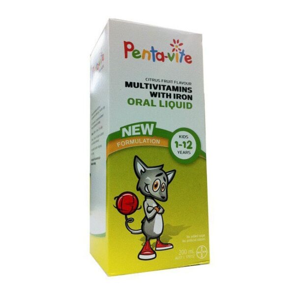 Pentavite Multivitamins with Iron Oral Liquid dạng nước