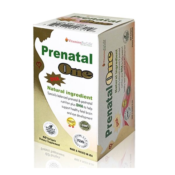 Viên bổ bà bầu Prenatal One Vitamins For Life, Hộp 60 viên