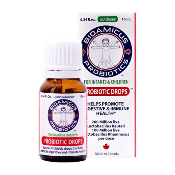 Probiotic Drops Bioamicus 10ml - Nhỏ giọt bổ sung lợi khuẩn cho trẻ