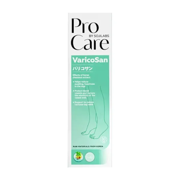 Procare Varicosan Sojilabs 50ml - Gel hỗ trợ suy giãn tĩnh mạch