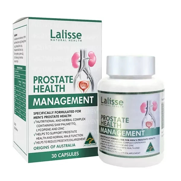 Prostate Health Management Lalisse 30 viên - Hỗ trợ tuyến tiền liệt