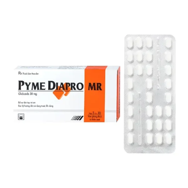 Pymediapro MR 30mg Pymepharco 2 vỉ x 30 viên - Điều trị đái tháo đường