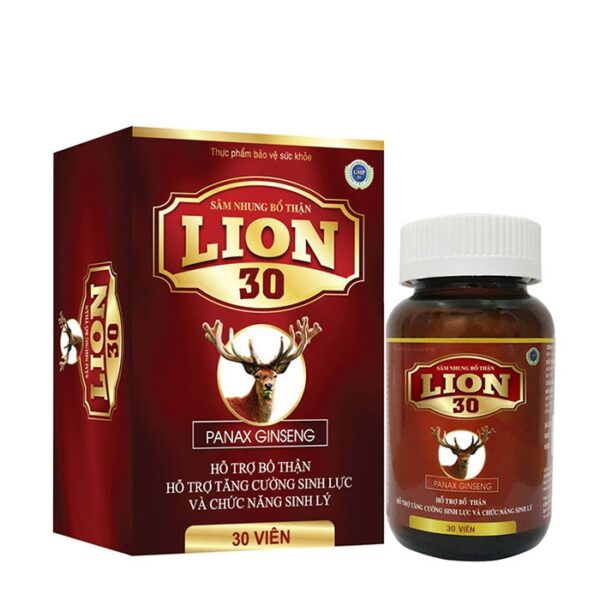 Sâm nhung bổ thận Lafon Lion 30 viên