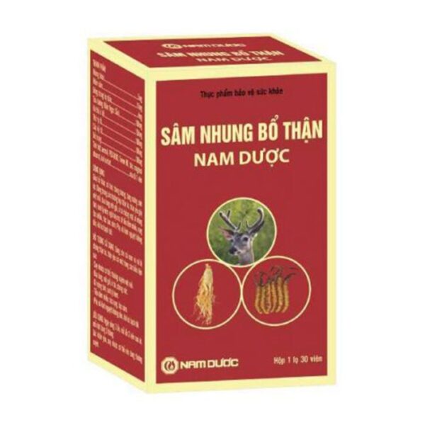 Sâm nhung bổ thân Nam Dược 30 viên - Viên uống tăng cường sức khỏe