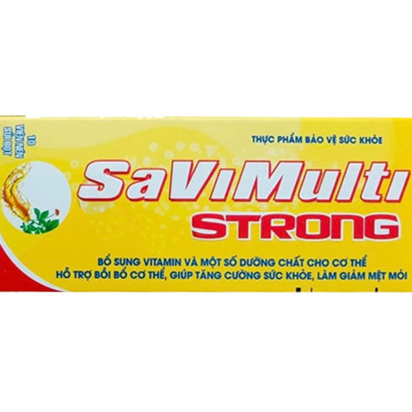 SaViMulti Strong bồi bổ cơ thể, tăng đề kháng