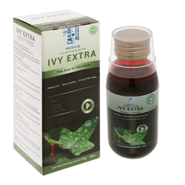 Siro Ivy Extra hỗ trợ giảm ho, bổ phổi