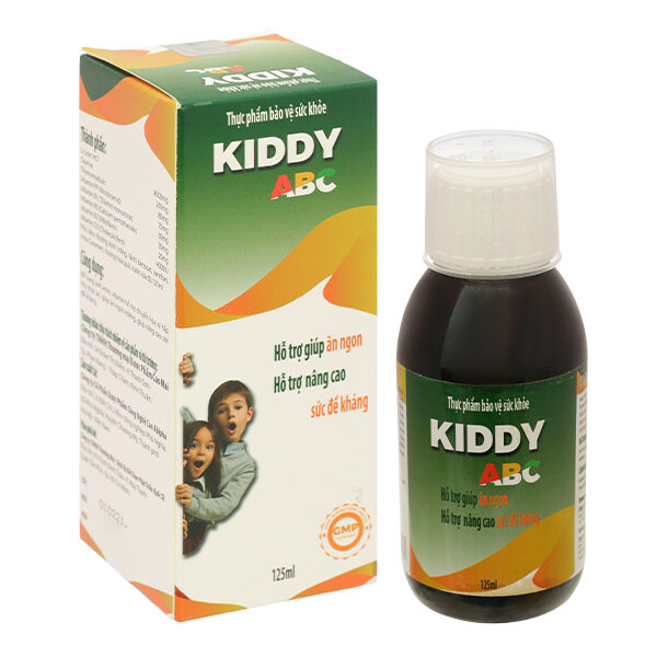 Siro Kiddy ABC giúp ăn ngon, nâng cao sức đề kháng