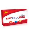 Siro sắt Folic B12 Kingphar, Hộp 15 ống x 5ml