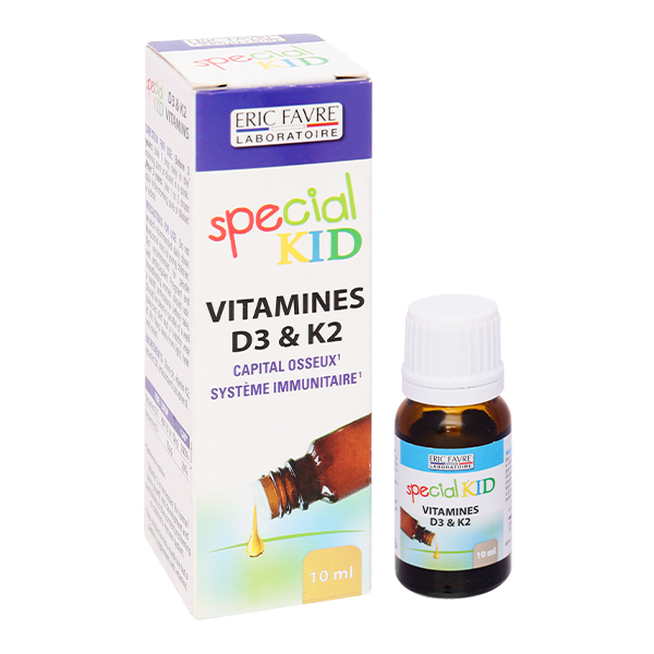 Siro Special Kid Vitamines D3 & K2 hỗ trợ tăng cường hấp thu canxi
