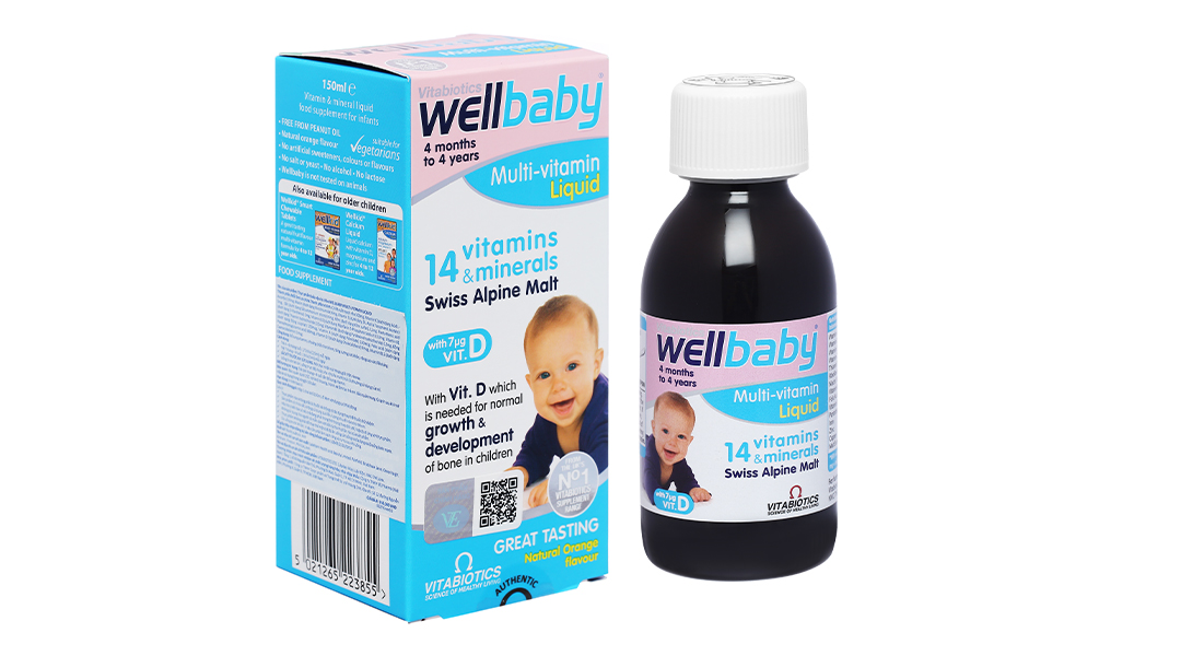 Siro Vitabiotics Wellbaby Bổ Sung Vitamin Cho Bé Chai 150ml – NHÀ THUỐC ...