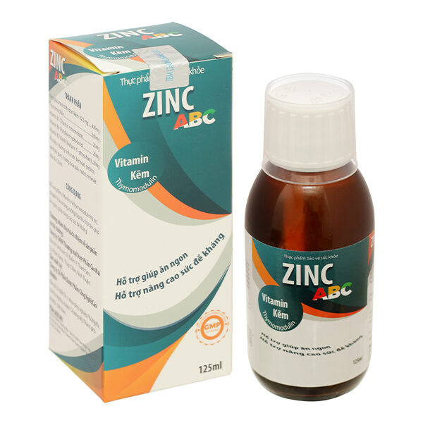 Siro Zinc ABC giúp ăn ngon, tăng đề kháng cho bé