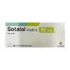 sotalol 80mg Viatris, 2 vỉ x 15 Viên