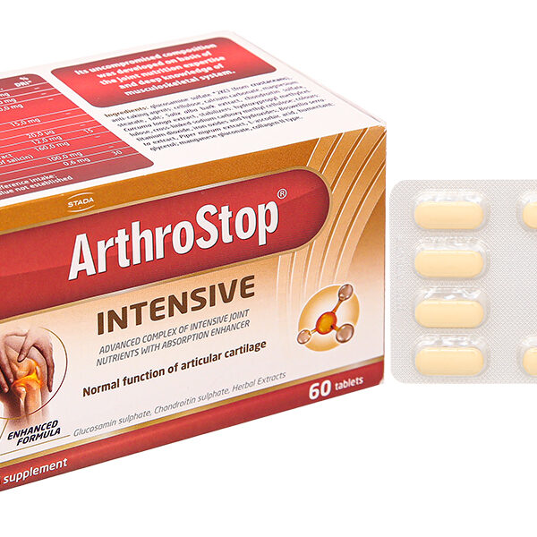 Stada ArthroStop Intensive giúp tăng tiết dịch khớp, giảm khô khớp