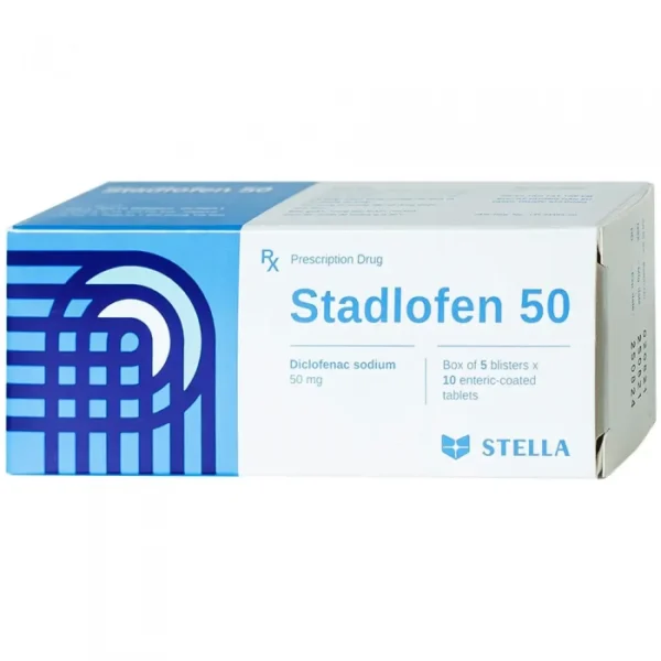Stadlofen 50 Stella 5 vỉ x 10 viên - Thuốc Giảm Đau Chống Viêm
