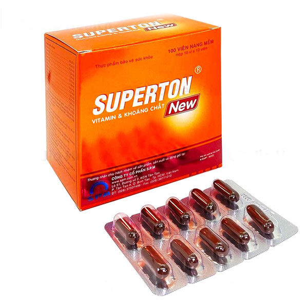 Superton New bổ sung vitamin, giảm mệt mỏi, suy nhược