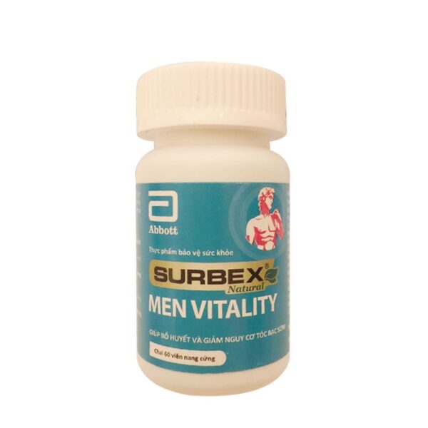 Surbex Natural Men Vitality Abbott , Hộp 60 viên