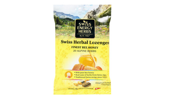 Kẹo Swiss Herbal Lozenges Finest Bee Honey dịu ho, giảm rát họng